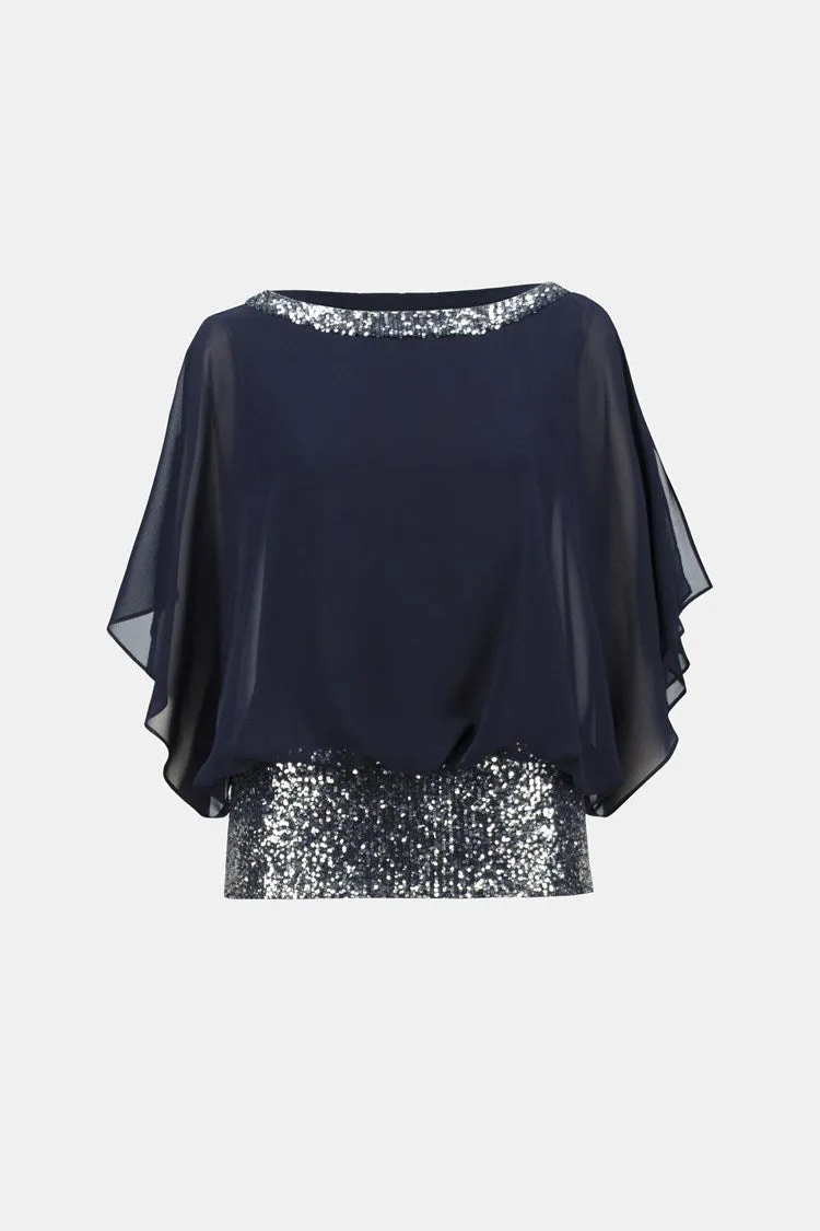 J.R 231738 Sequin Dolmain Top