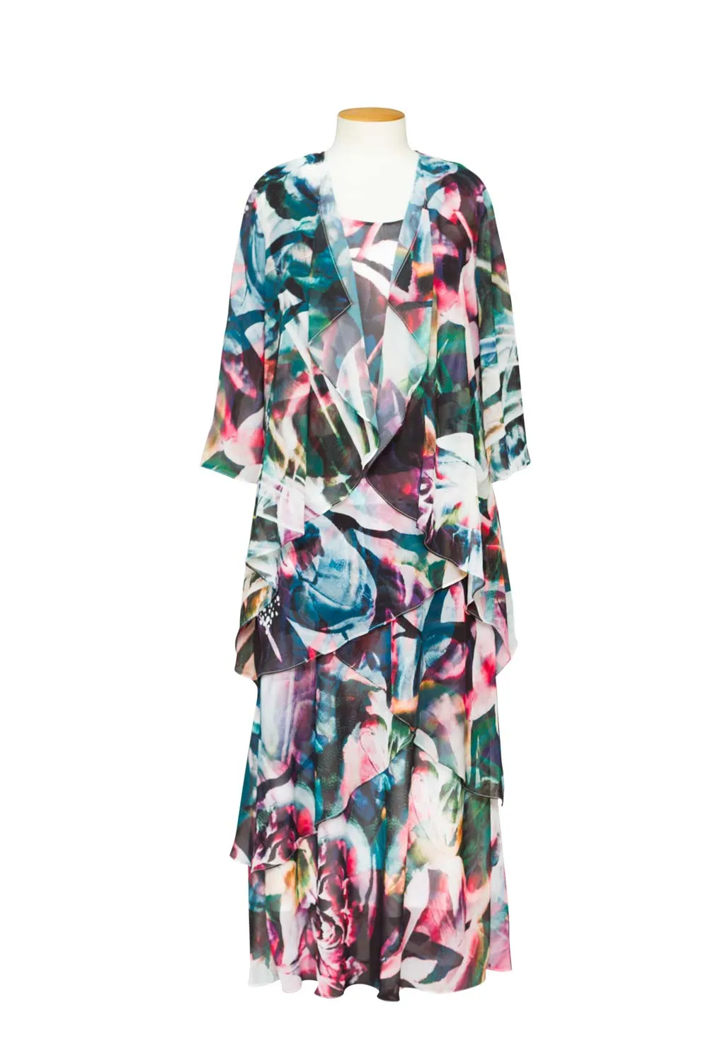 Layla Jones - LJ0348 Midi Dress w Jacket