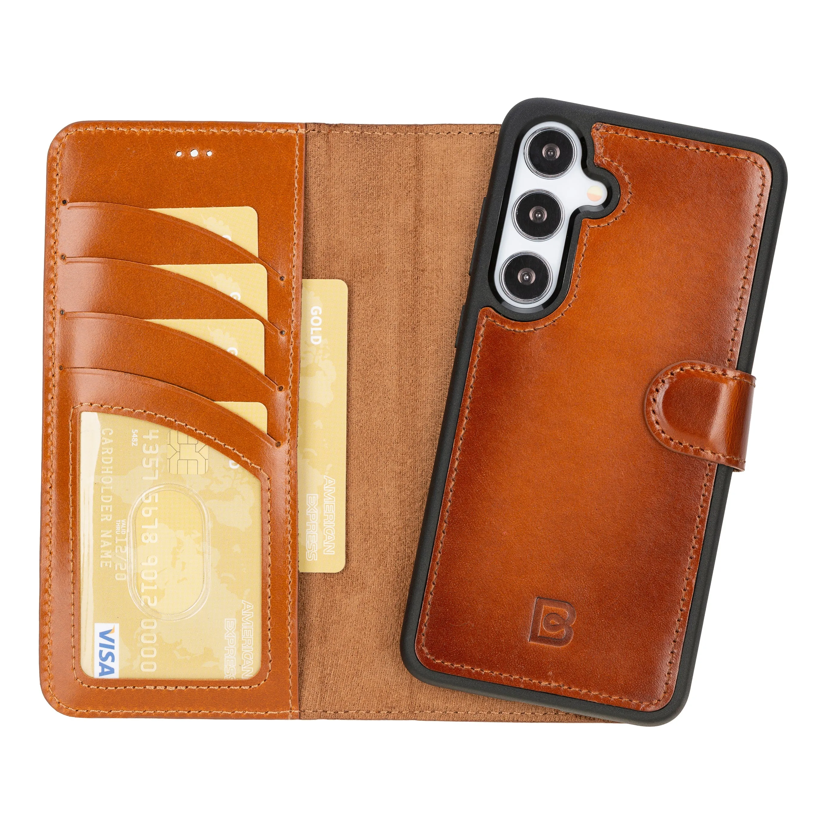 Leather Samsung Galaxy S24 Series Wallet Cases