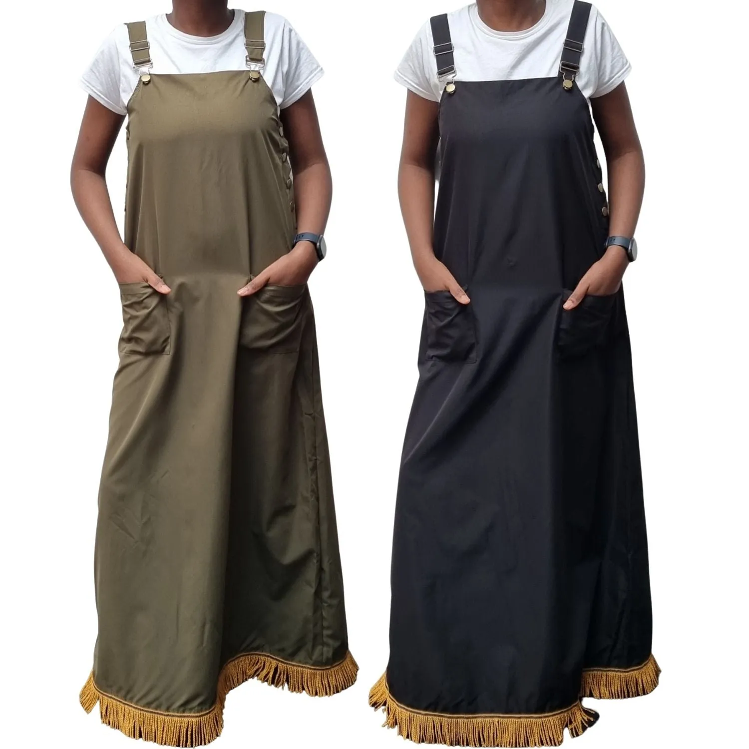 Lightweight Pinafore Maxi Dress