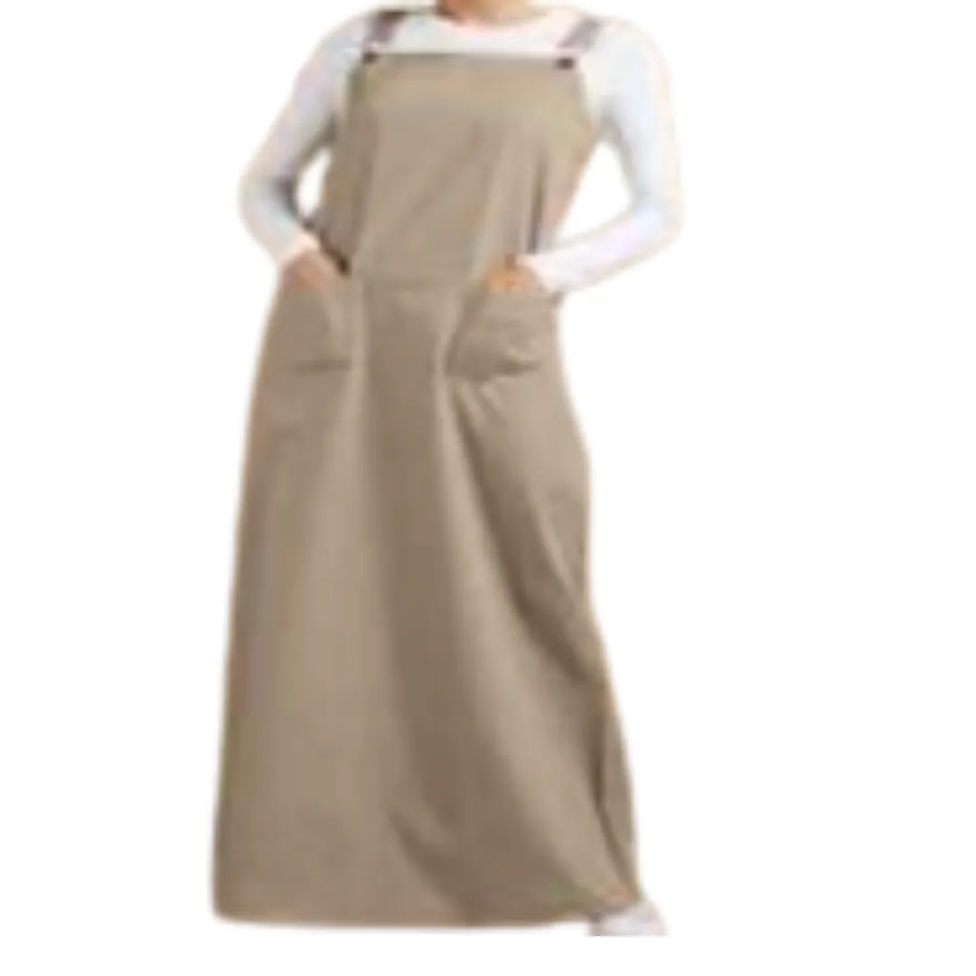 Lightweight Pinafore Maxi Dress