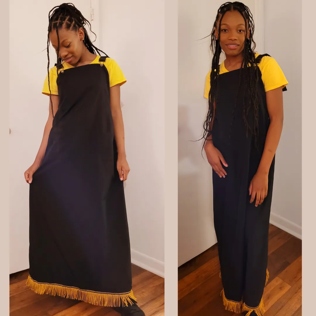 Lightweight Pinafore Maxi Dress