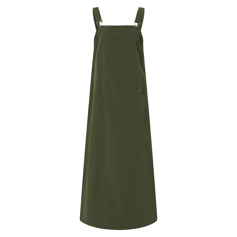 Lightweight Pinafore Maxi Dress