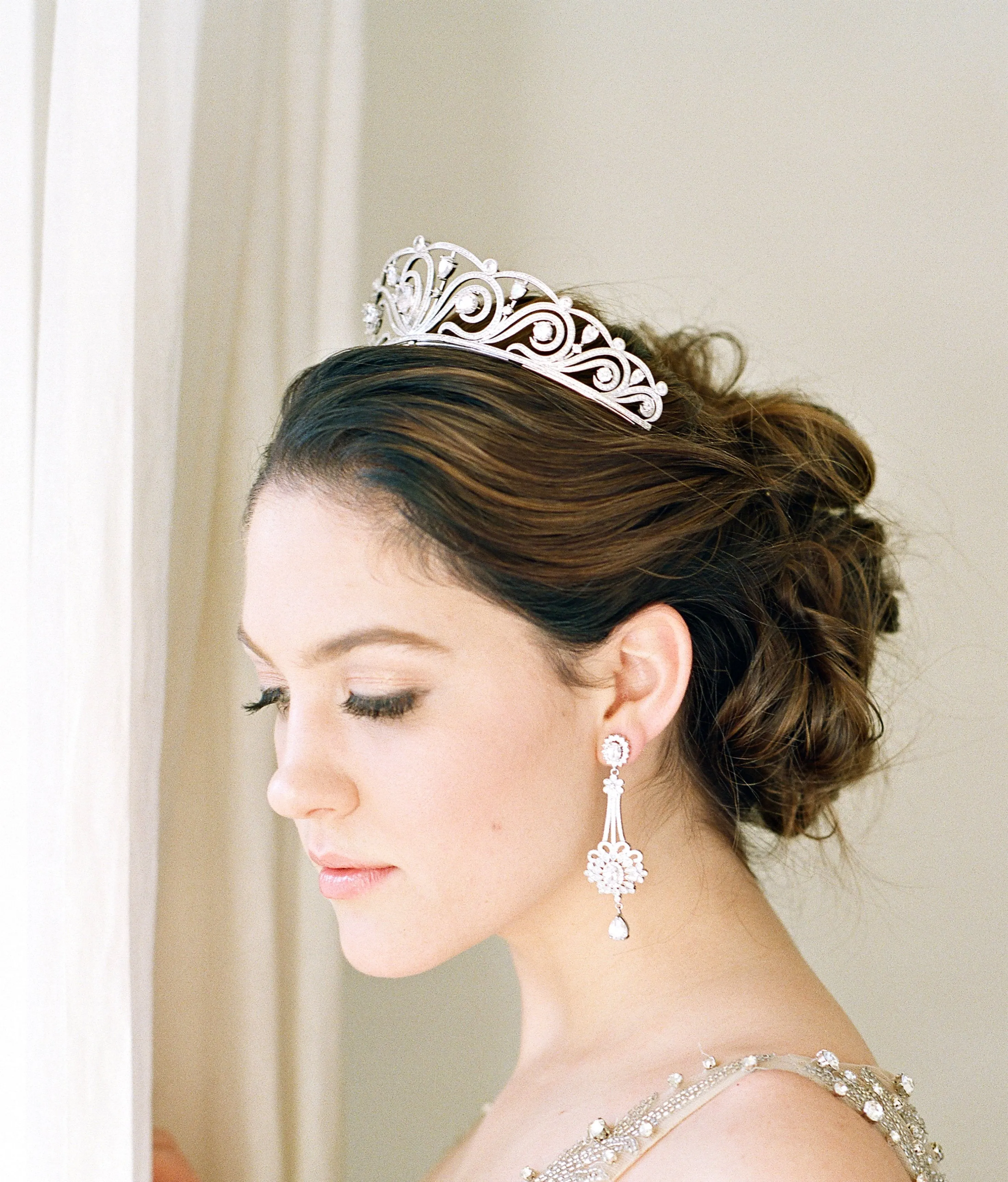 MARIA Art Deco Bridal Tiara