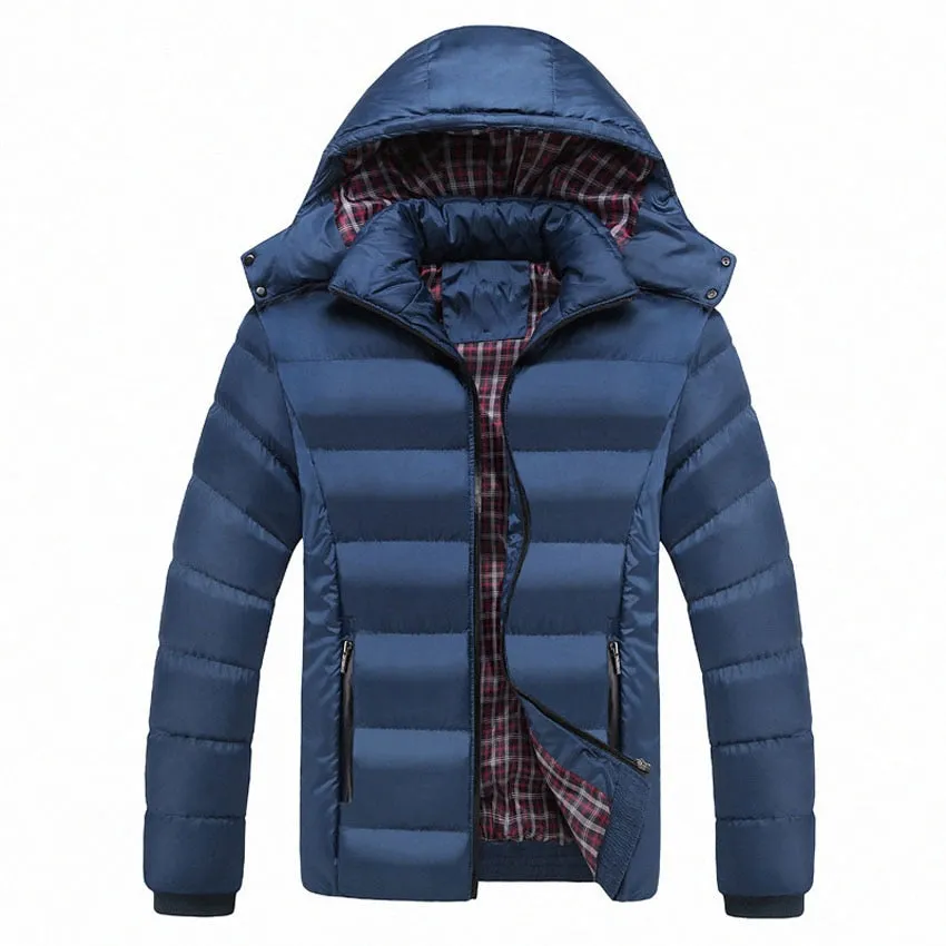 Men Thick Thermal Winter Parka Jacket