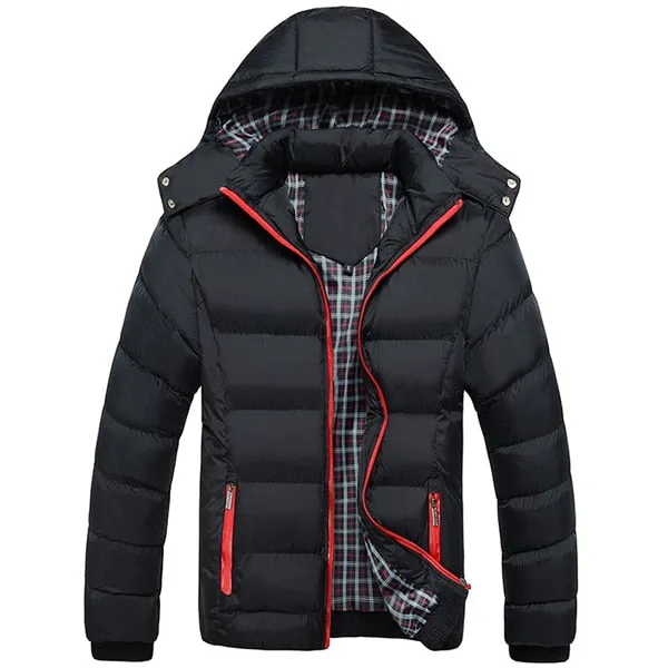 Men Thick Thermal Winter Parka Jacket