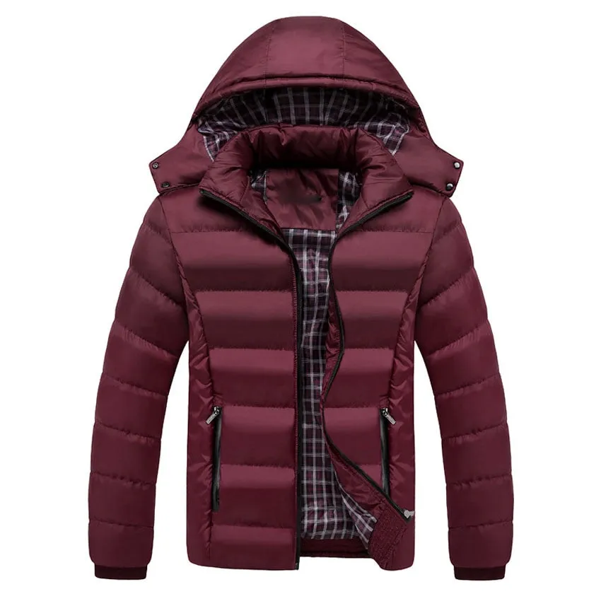 Men Thick Thermal Winter Parka Jacket