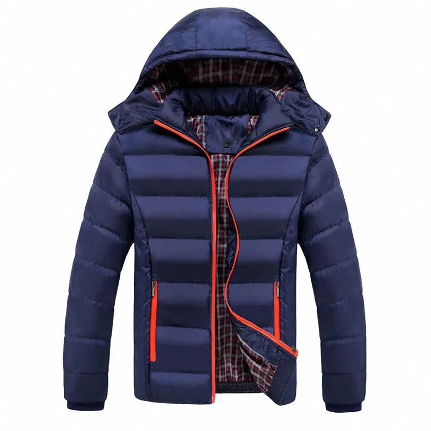 Men Thick Thermal Winter Parka Jacket