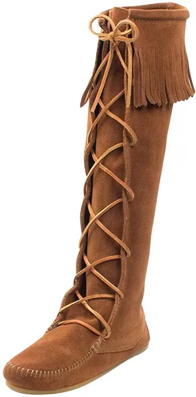 Minnetonka Women's Front Lace Knee High Boot