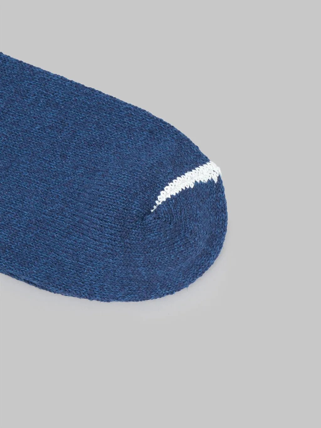 Nishiguchi Kutsushita Silk Cotton Socks Deep Blue