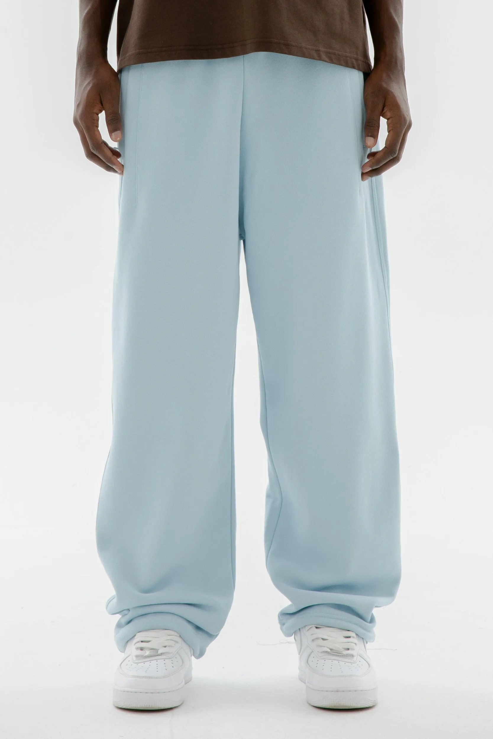 OPEN LEG JOGGER BABYBLUE