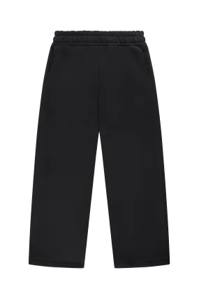 OPEN LEG JOGGER BLACK