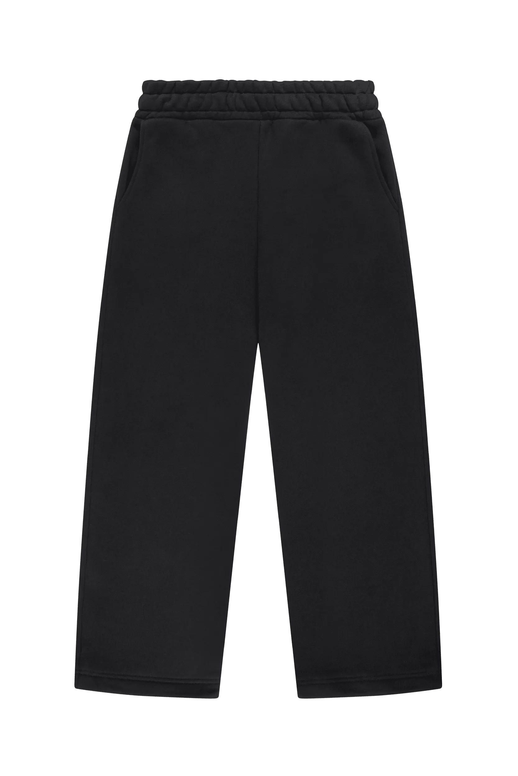 OPEN LEG JOGGER BLACK