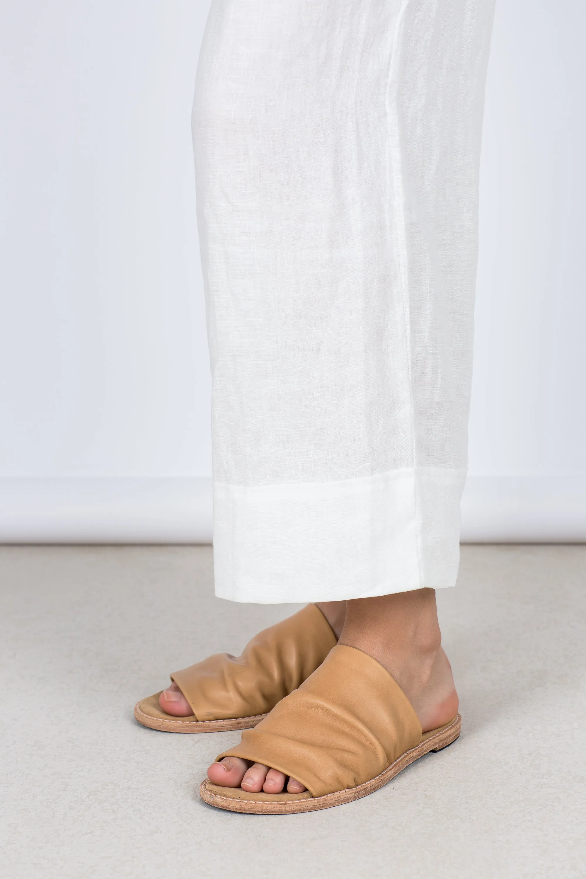 Paris Linen Pants Warm White