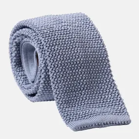 Parisi - Knitted Silk Tie - Sky Blue