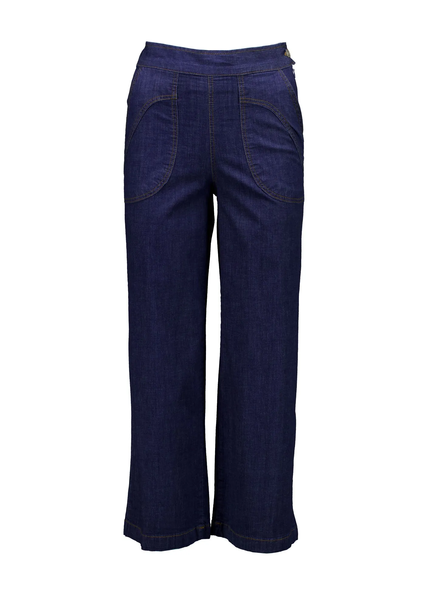 Peggy Ligera Pants Dark Wash in Summer Denim