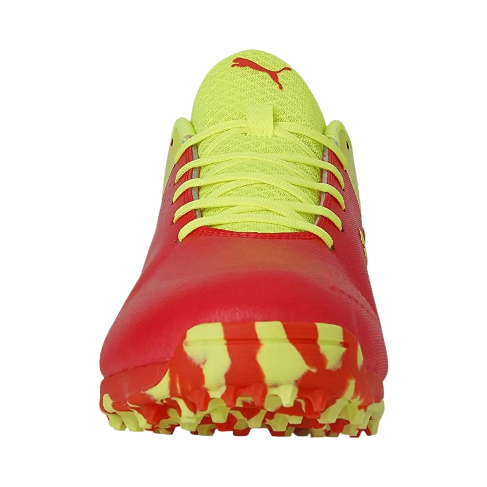 Puma Cricket Shoes One 8, Red/Yellow