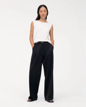 Relaxed Wide Leg Pant