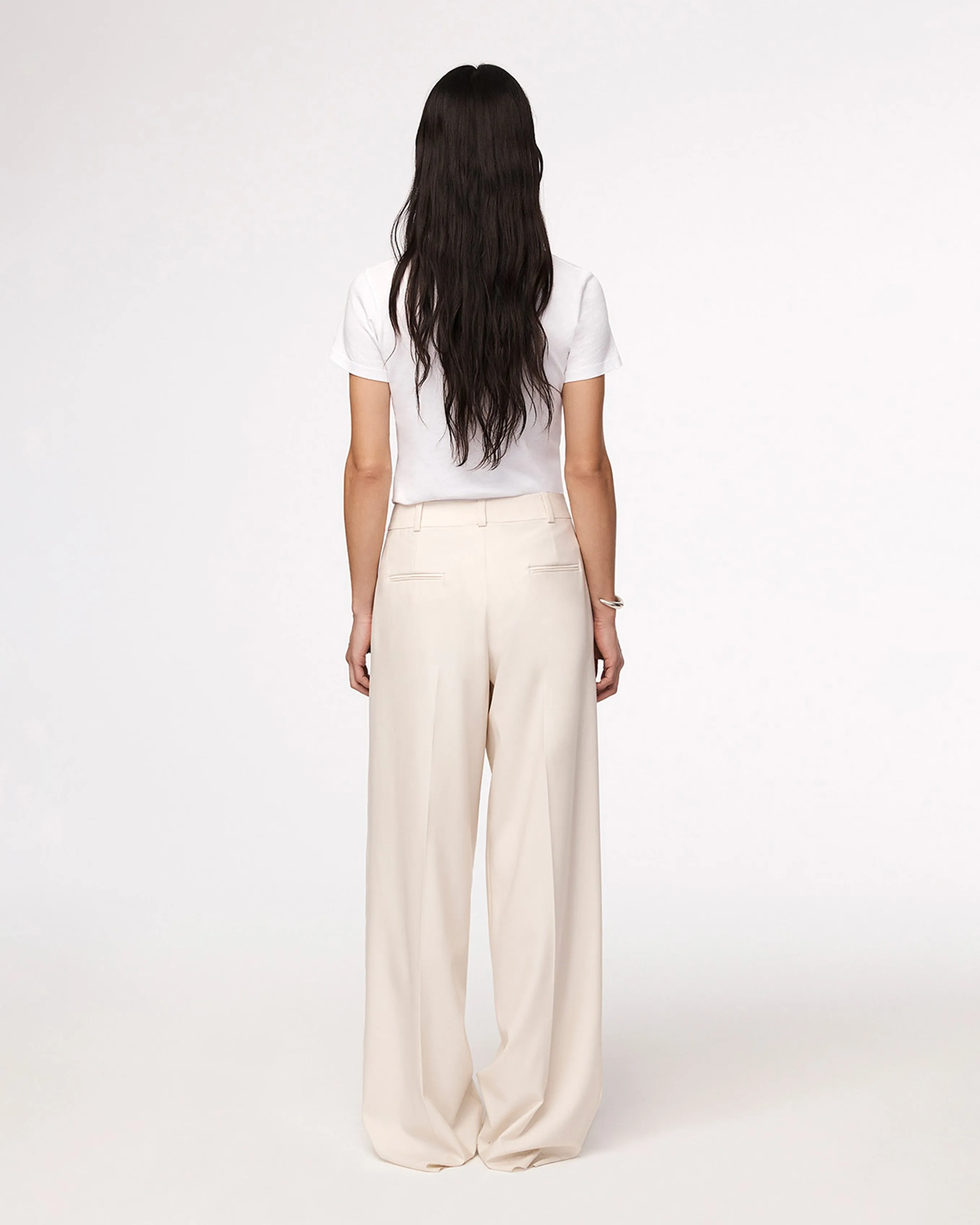 Relaxed Wide Leg Pant