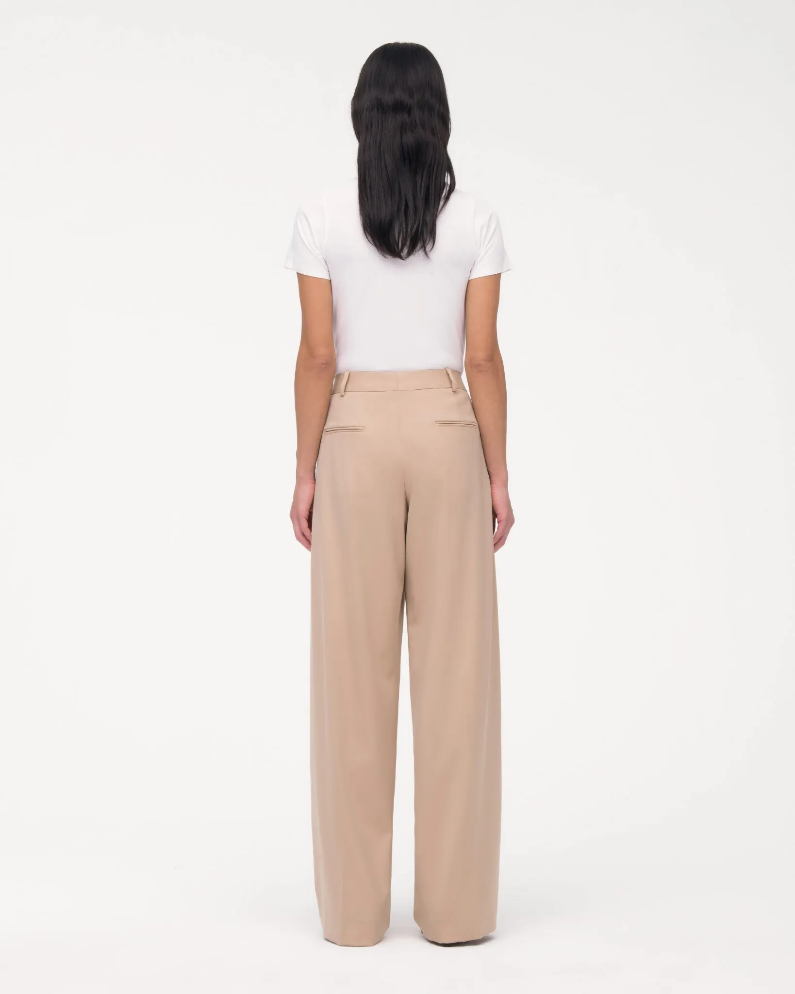 Relaxed Wide Leg Pant