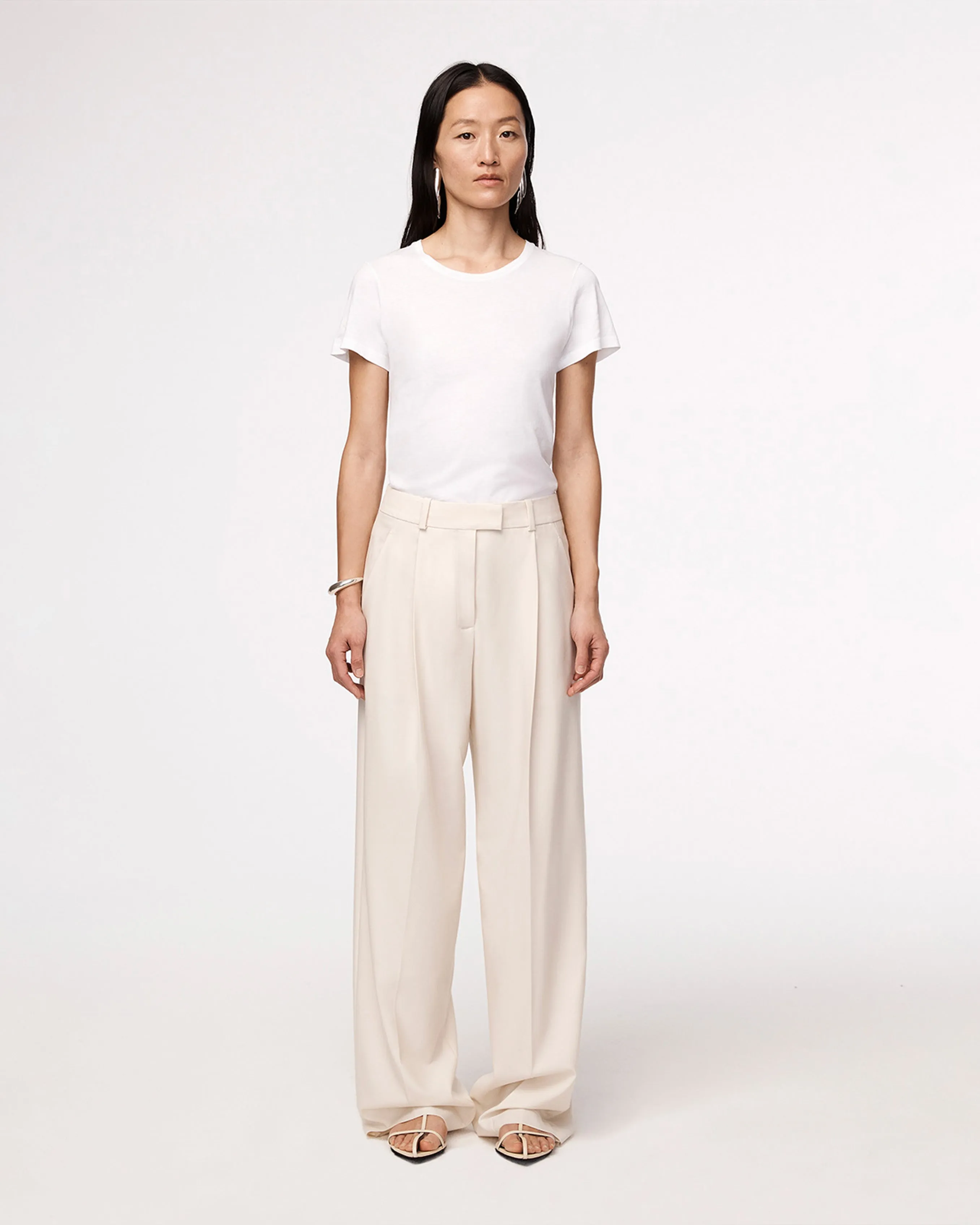 Relaxed Wide Leg Pant