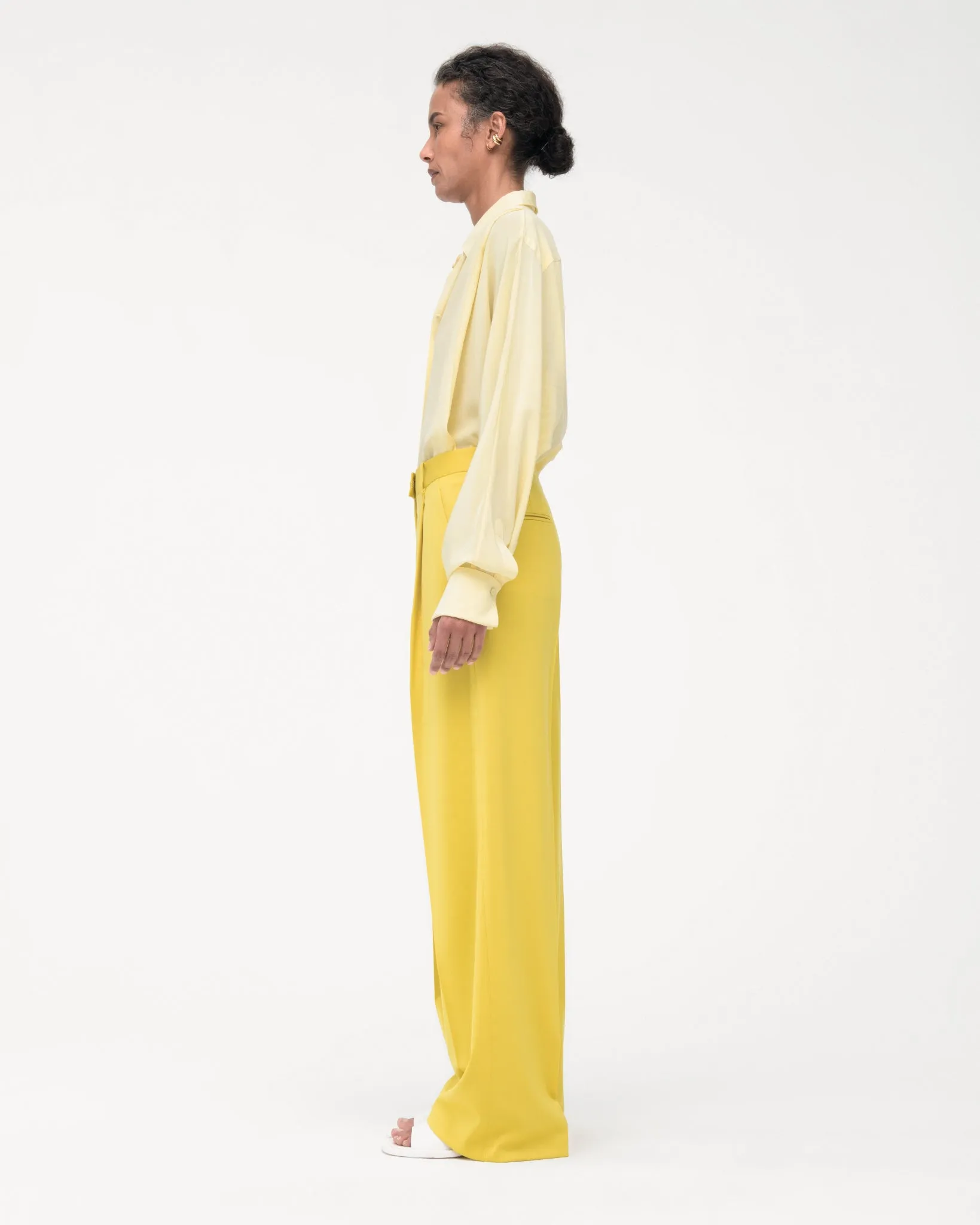 Relaxed Wide Leg Pant