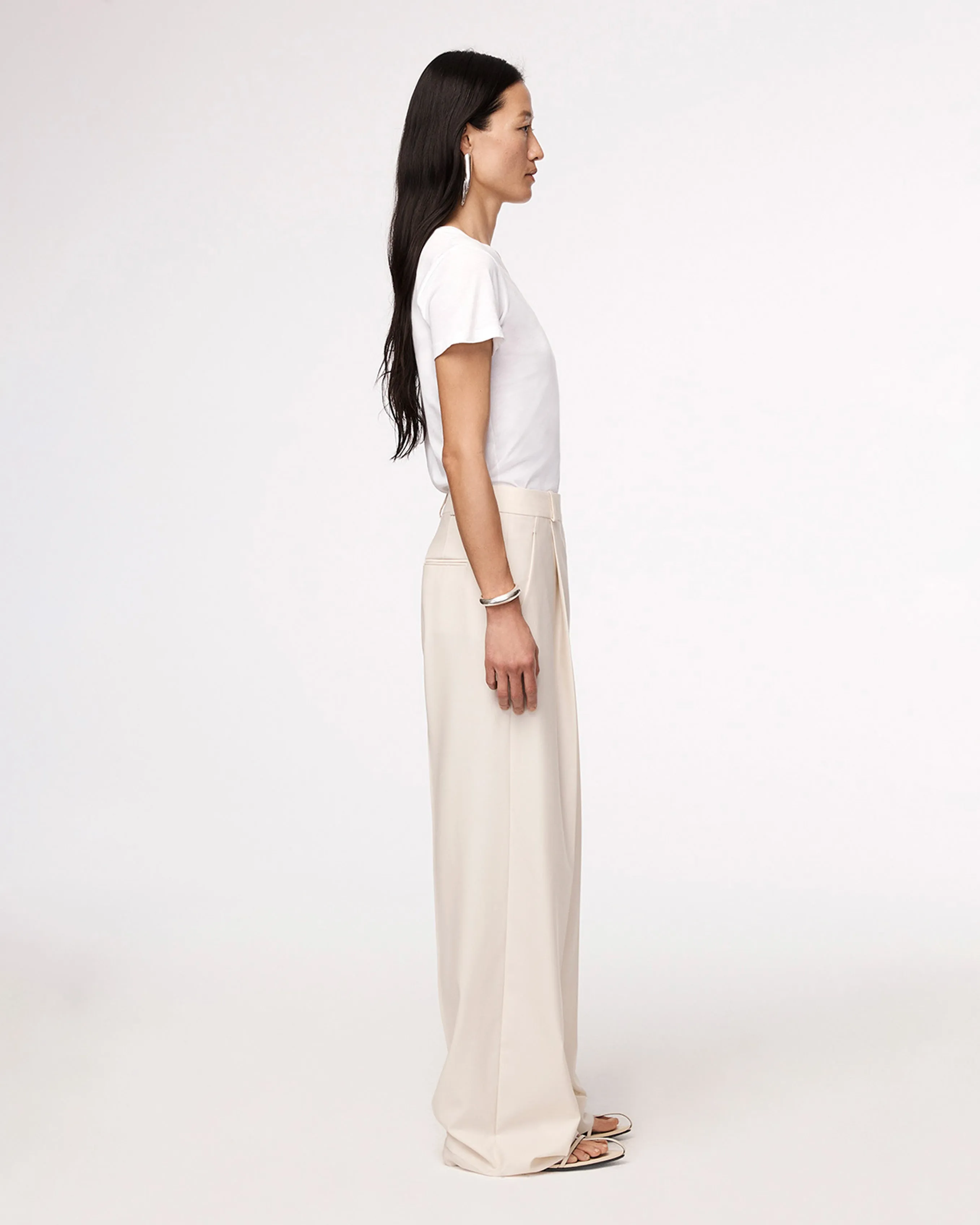 Relaxed Wide Leg Pant