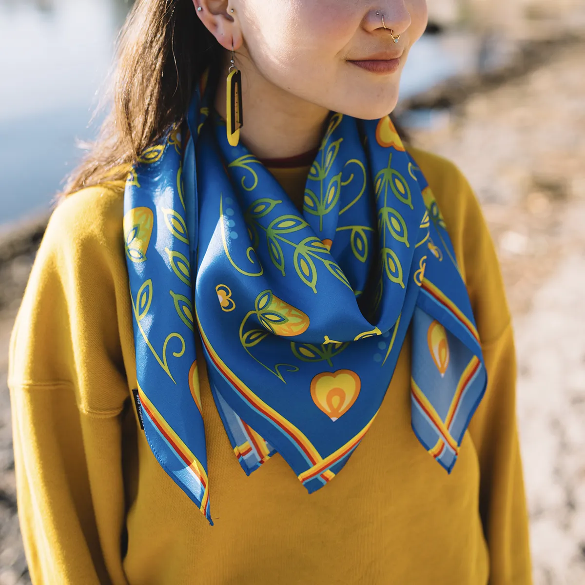 Royal Woodland Silk Scarf