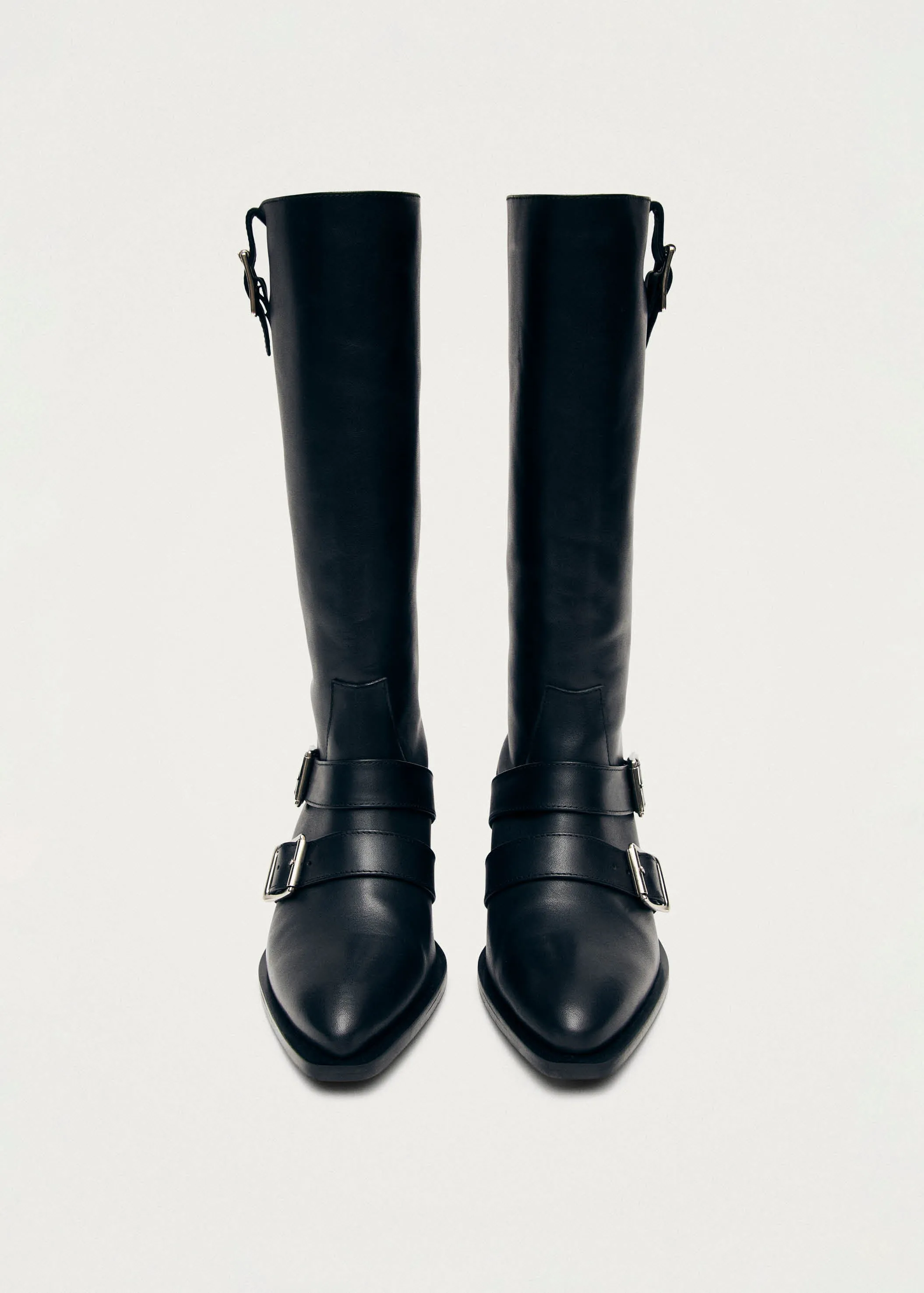 Ryder Black Leather Boots