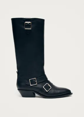 Ryder Black Leather Boots