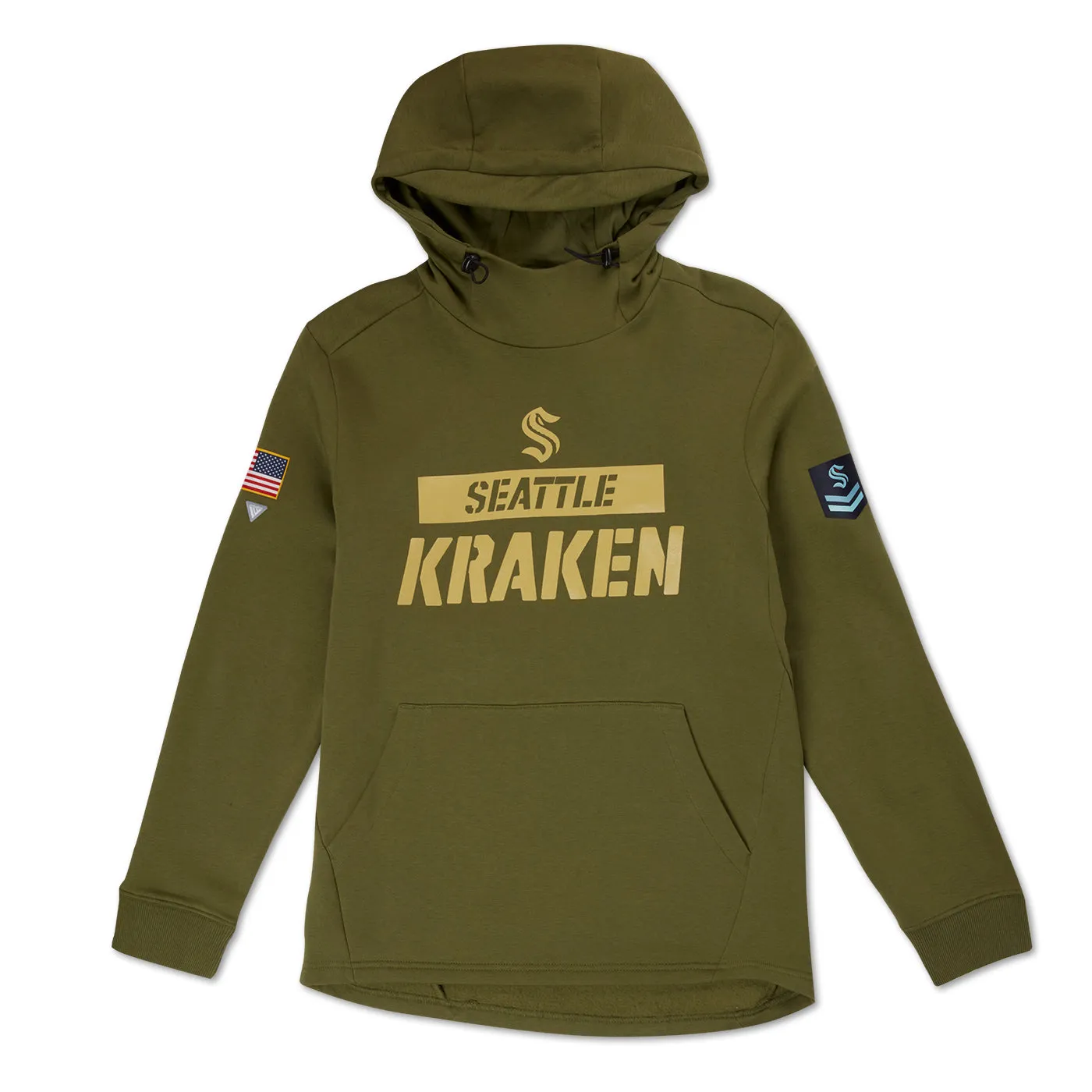 Seattle Kraken Unisex Veterans Shift Hoodie Green