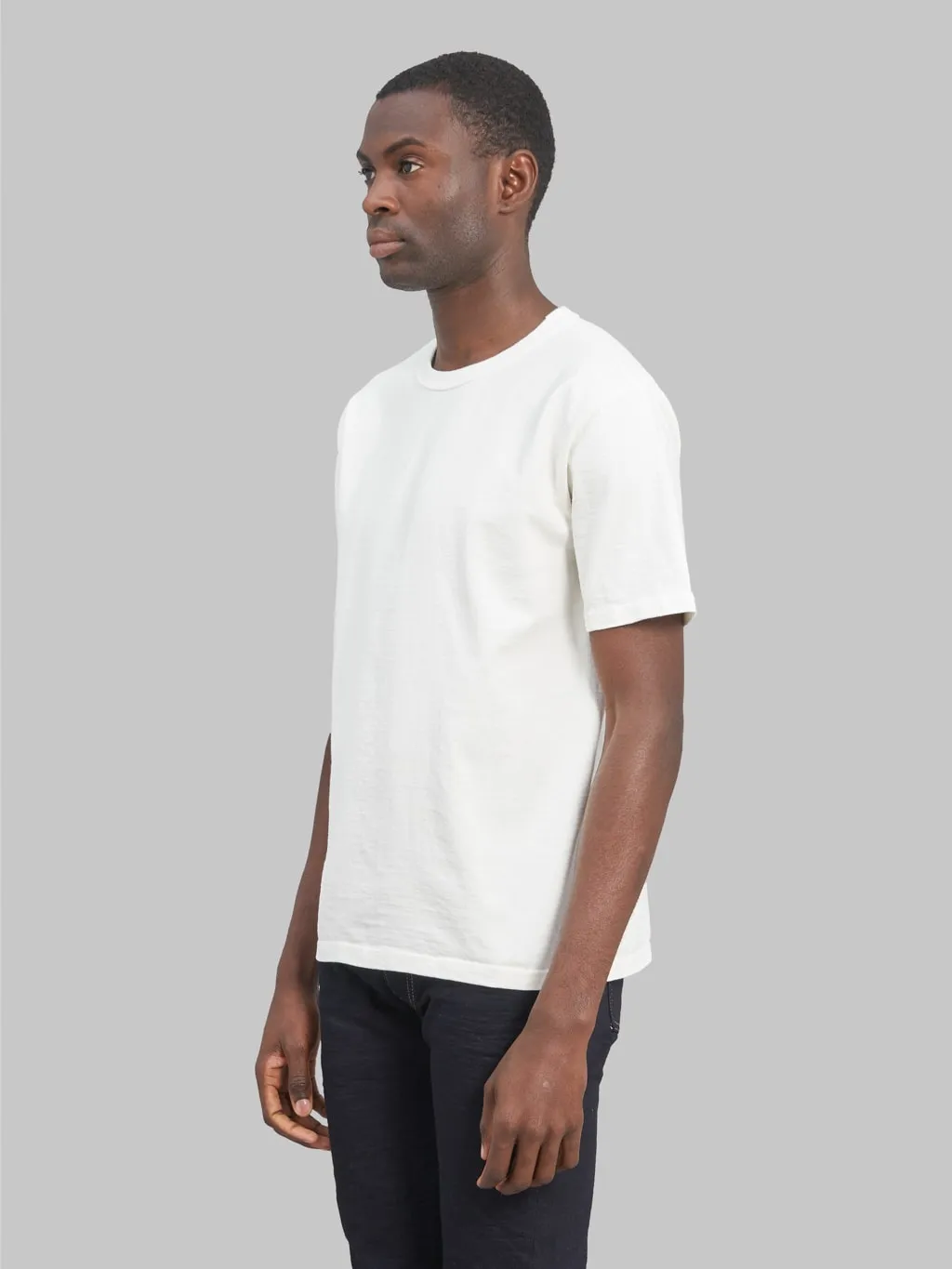 Studio D'Artisan 9913 Loopwheel T-Shirt White