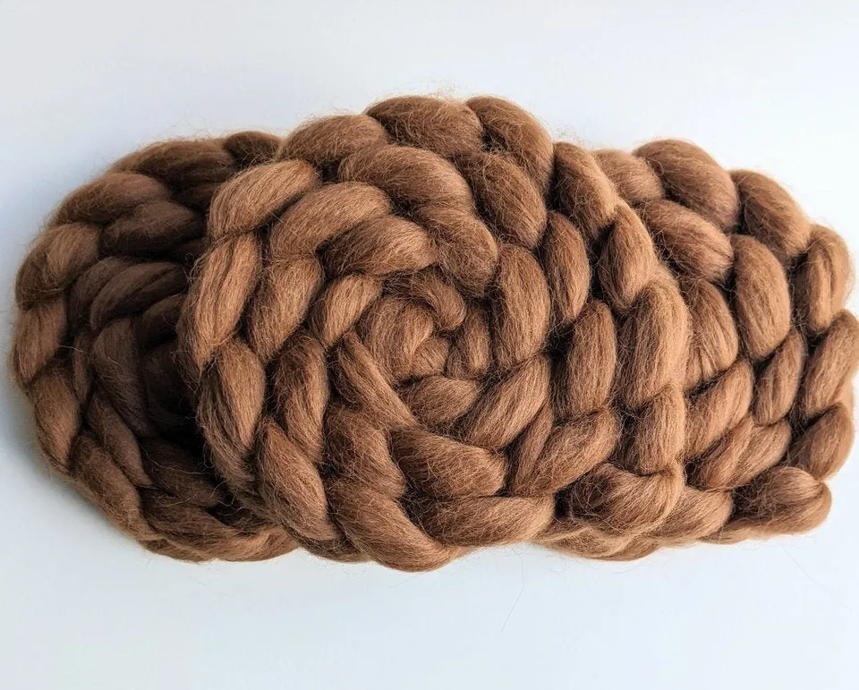 The Fiber Imp Undyed Roving