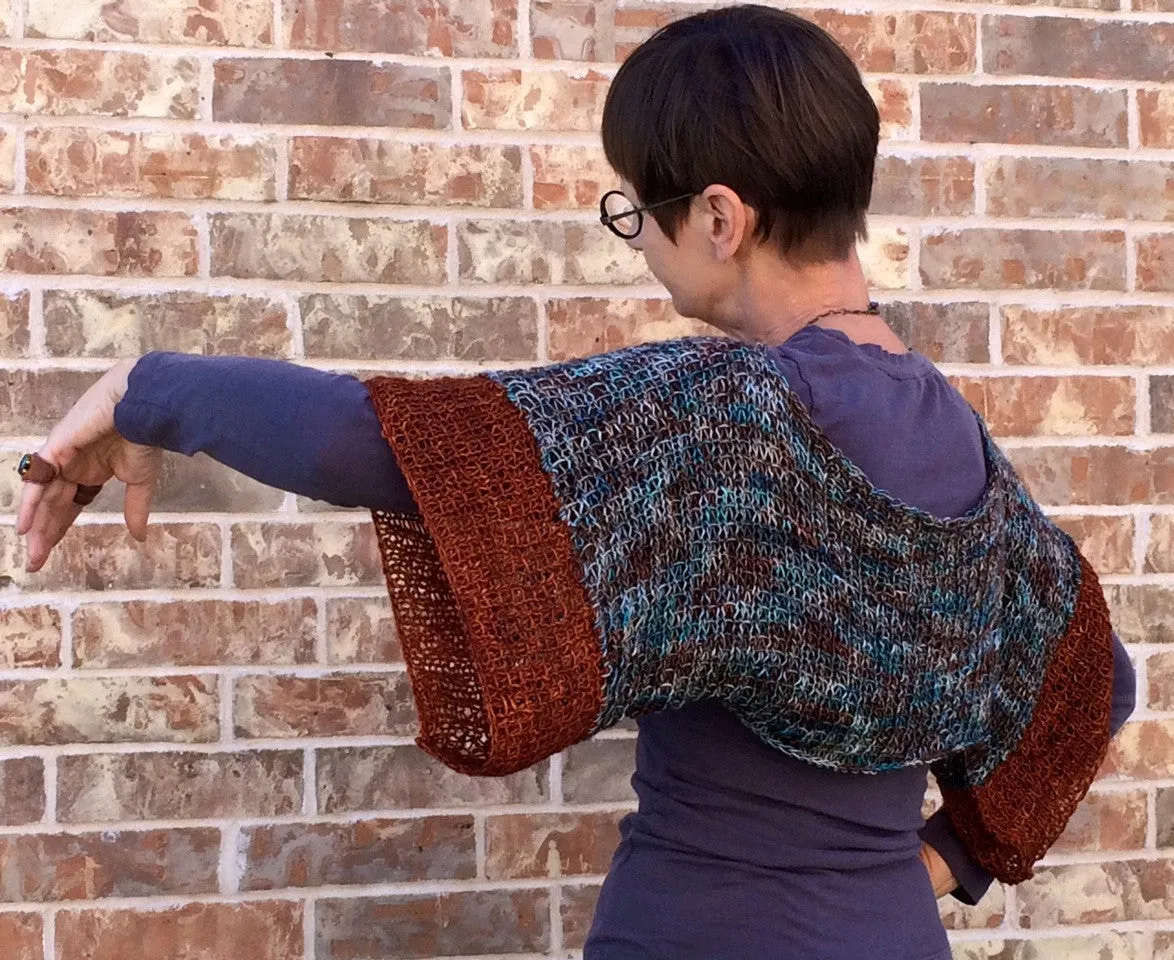 Topic, a knitted shrug pattern