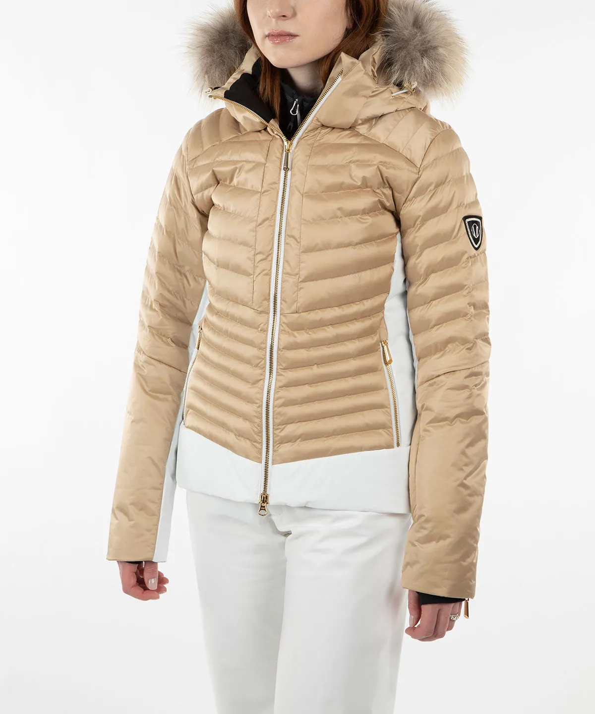 Women's Kendall Waterproof Quilted Jacket with Removable Fur Hood