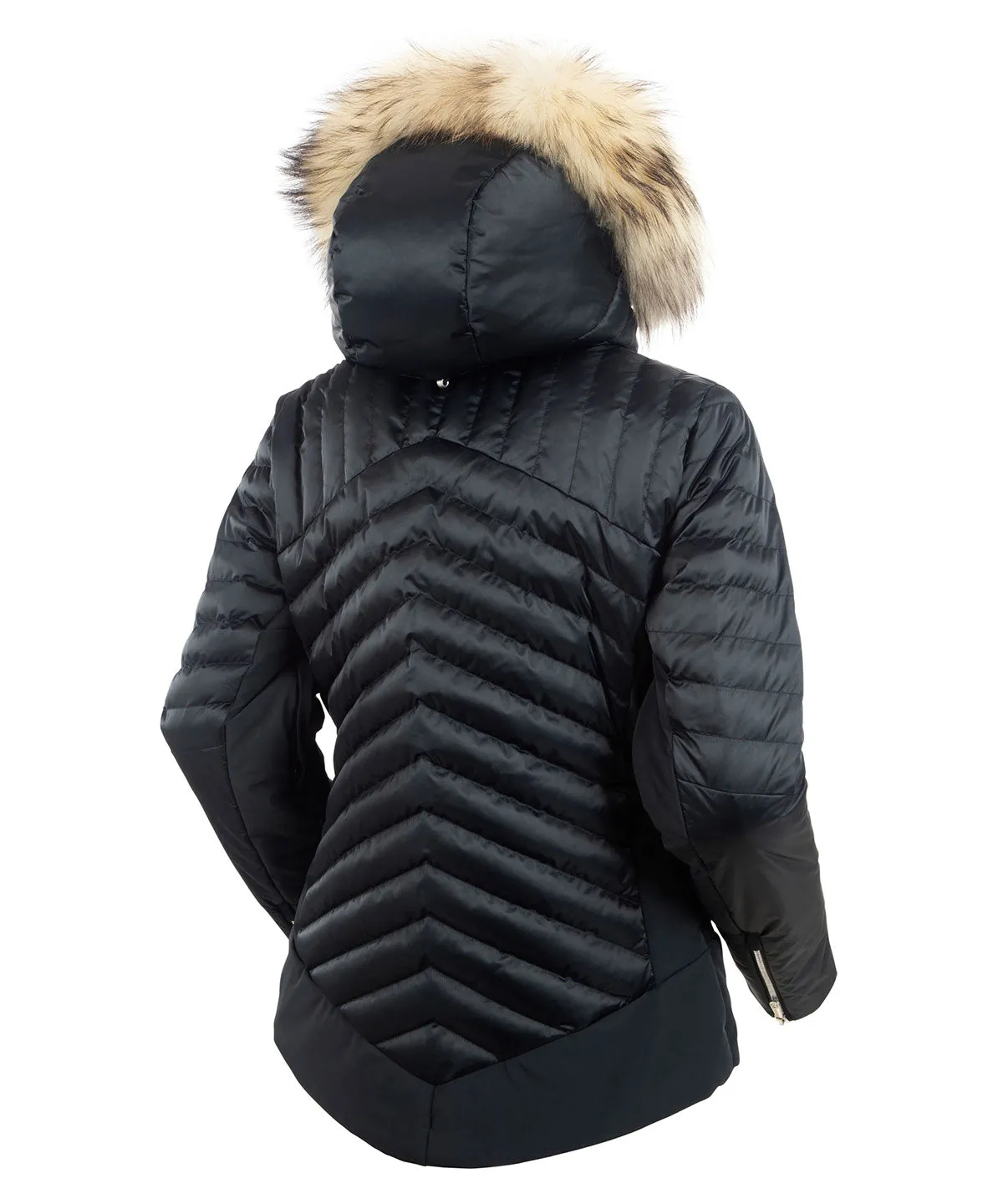 Women's Kendall Waterproof Quilted Jacket with Removable Fur Hood