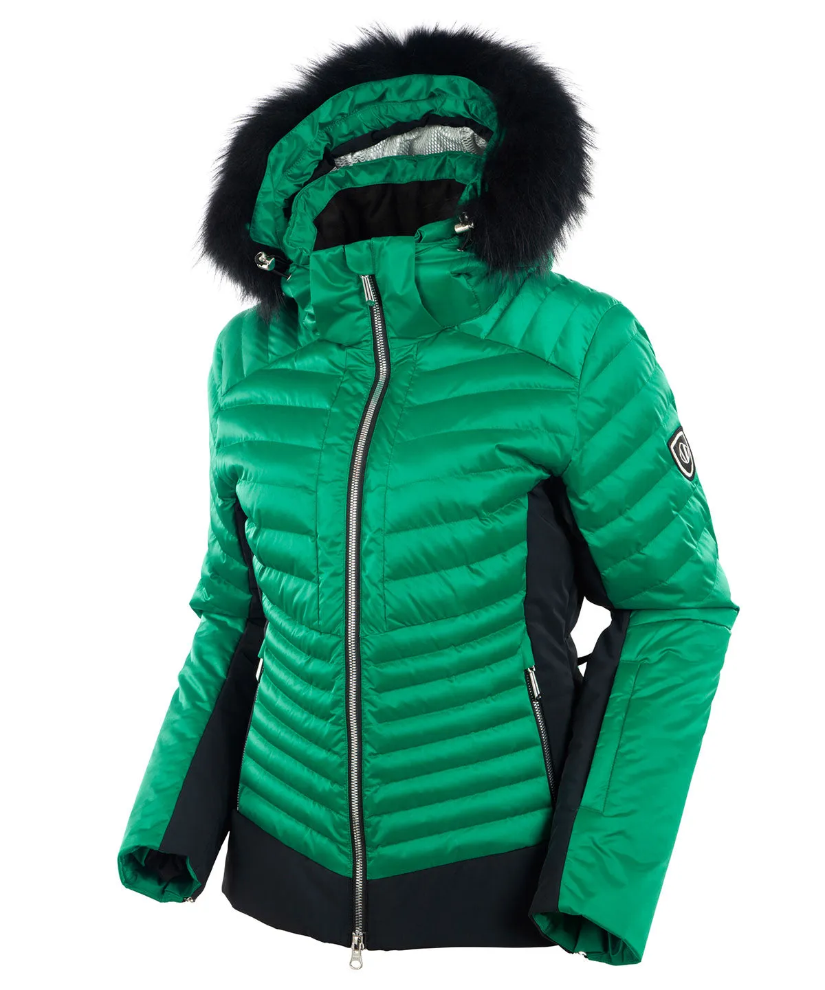 Women's Kendall Waterproof Quilted Jacket with Removable Fur Hood