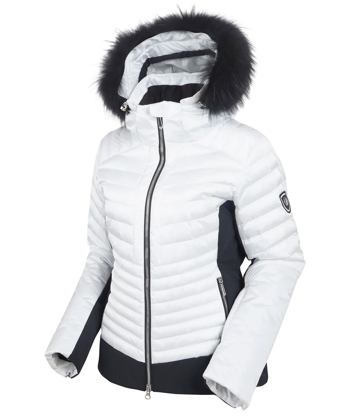 Women's Kendall Waterproof Quilted Jacket with Removable Fur Hood