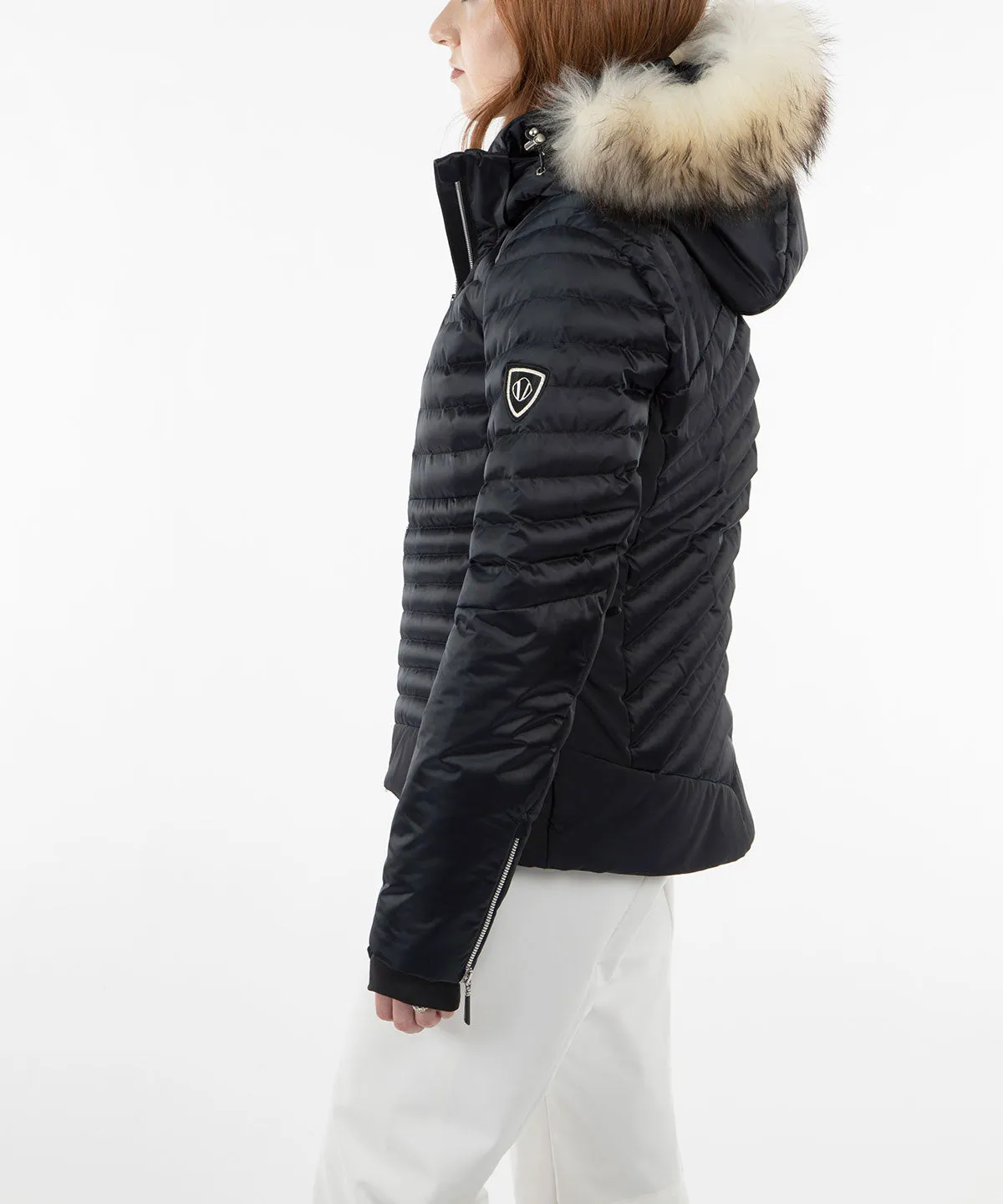 Women's Kendall Waterproof Quilted Jacket with Removable Fur Hood