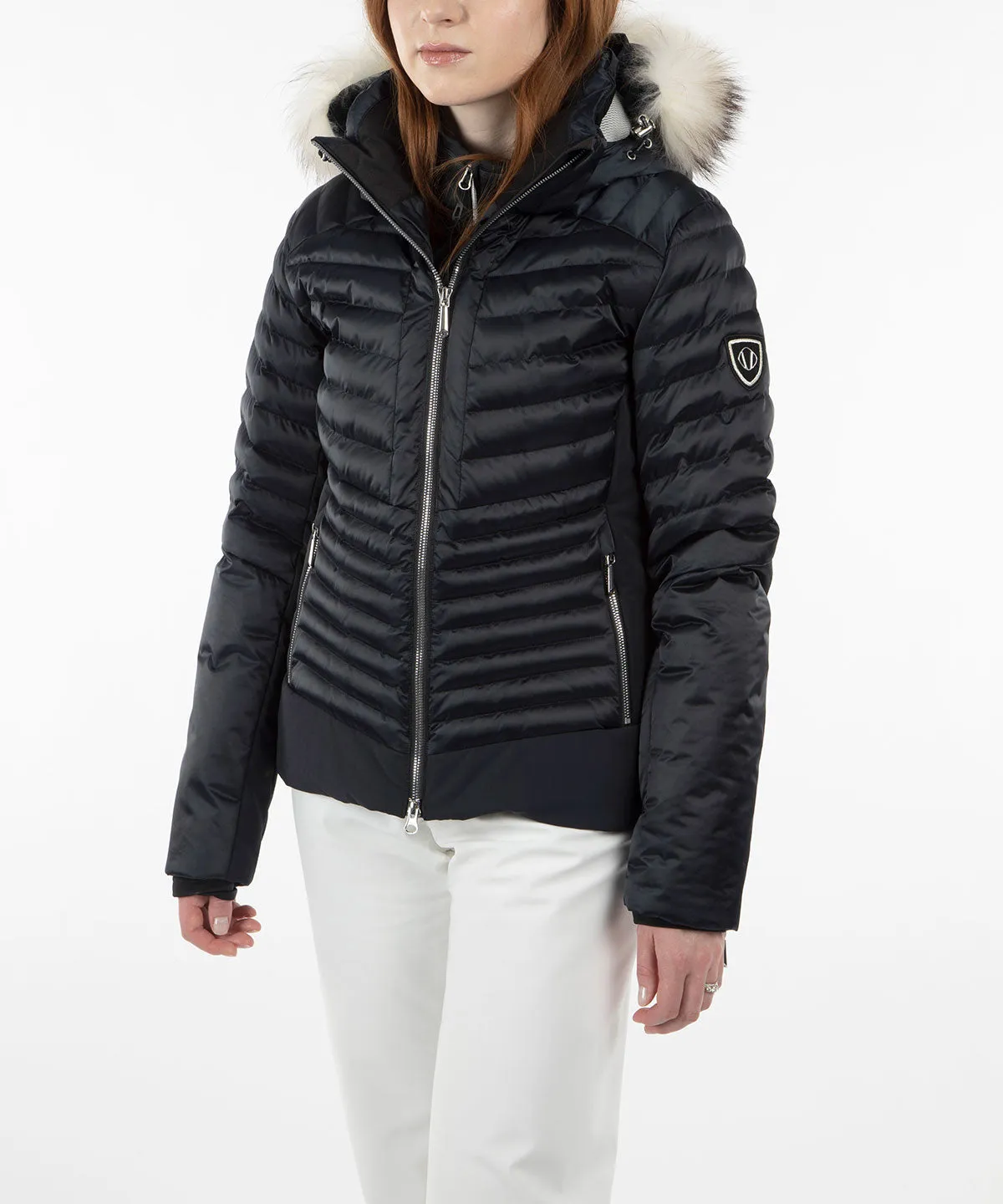 Women's Kendall Waterproof Quilted Jacket with Removable Fur Hood