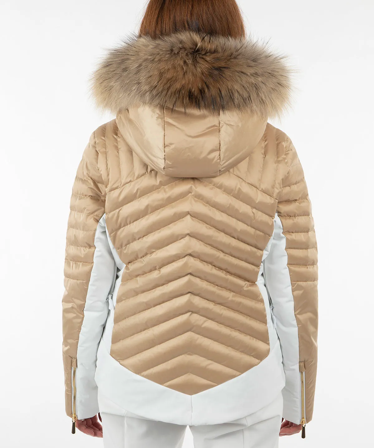 Women's Kendall Waterproof Quilted Jacket with Removable Fur Hood