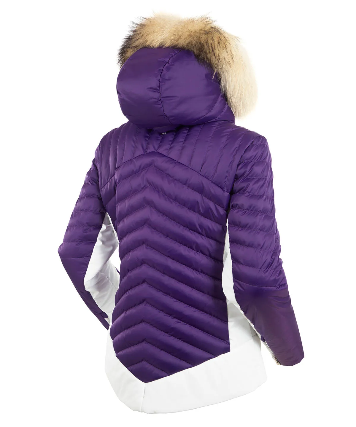 Women's Kendall Waterproof Quilted Jacket with Removable Fur Hood